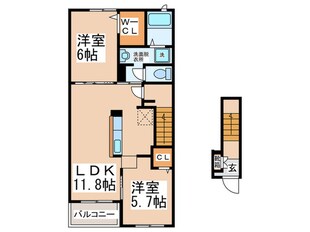 アビタシオンの物件間取画像